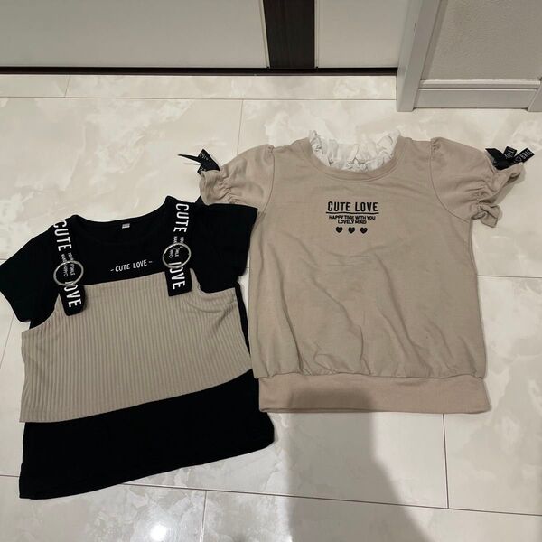 しまむら トップス 2枚セット 120