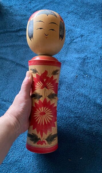 鳴子系伝統こけし 大沼力 約30cm 昭和レトロ 民芸品 伝統工芸 伝統こけし 置物