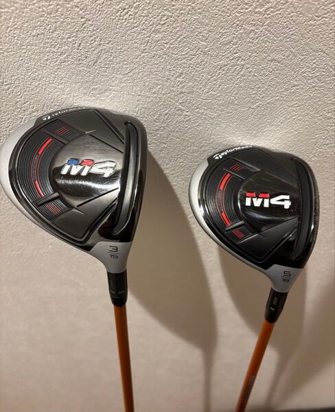 テーラーメイド M4 3W 5W 2本セットツアーAD DI 7X