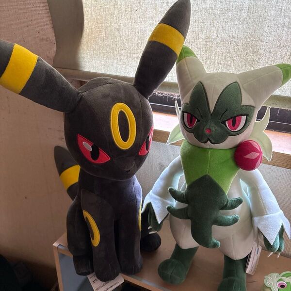 ポケットモンスター ぬいぐるみ ポケモン ブラッキー ニャローテ プライズ