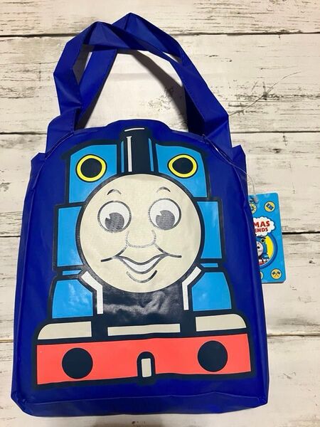 レインコート トーマス 110 子供 幼児 未使用 カッパ 双子コーデ バッグ付き B