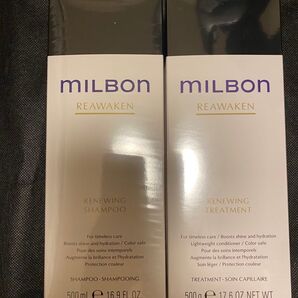 ミルボン 500mlサイズ リニューイングシャンプー&トリートメント milbon REAWAKEN