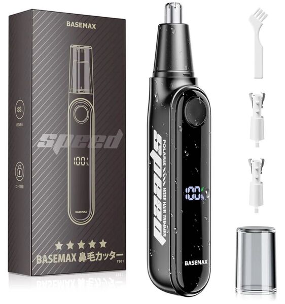 鼻毛カッター Type-c 充電式 鼻毛カッター メンズ 耳毛カッター 電動 ロック機能 持ち運び便利 低騒音 水洗い可能