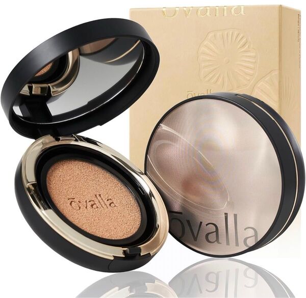 OVALLA フコセンテラ セラム イン クッション メイクくずれしにくい クッションファンデーション 90g ベージュ