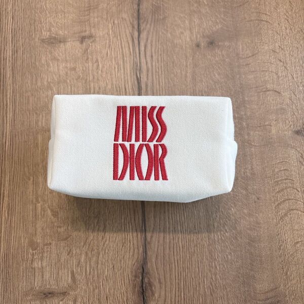 Dior ディオール missdior スクエアポーチ ミスディオール ポーチ ノベルティ 化粧ポーチ プレゼント ギフト
