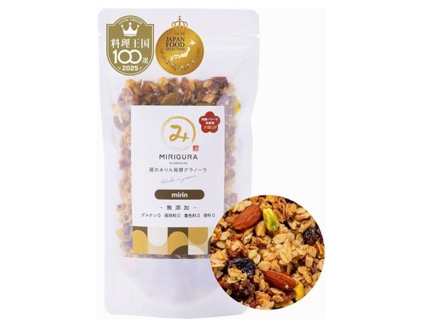 蔵の発酵グラノーラ 150g 無添加 腸活 糖質オフ 低GI 純米本みりん オートミール アマグラ AMAGURA みりん味