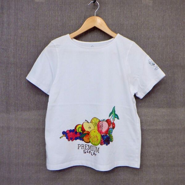 プレミアムスカラー 742002:フルーツプリントTシャツ