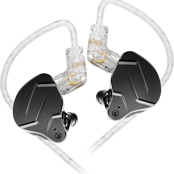 KZ ZSN PRO X 1BA+1DD ハイブリッド型 有線イヤホン【黒色、マイクなし】新品 シュリンク包装あり