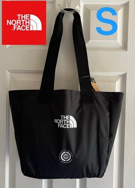 アメリカ限定★新品ノースフェイス THE NORTH FACE エコバッグ 【S】軽量 トートバッグ 黒 ジムバッグ 肩掛け可能
