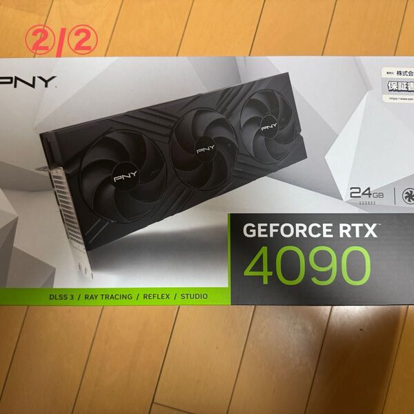 ②/② PNY RTX 4090 付属品一部なし