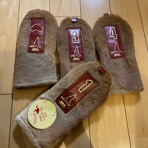 Kangaroo Hide カンガルー革 ヘッドカバー 4個セット
