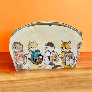 猫柄ポーチ ハンドメイド