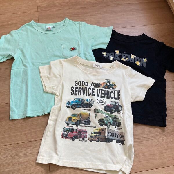 車 120サイズ ポケモン 110サイズ FRUITOF THE LOOM 120サイズ 3点セット