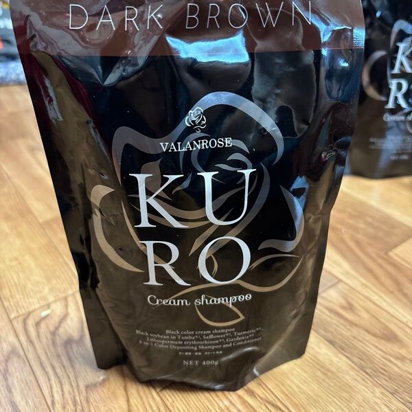VALANROSE KURO クリームシャンプー ダークブラウン 400g