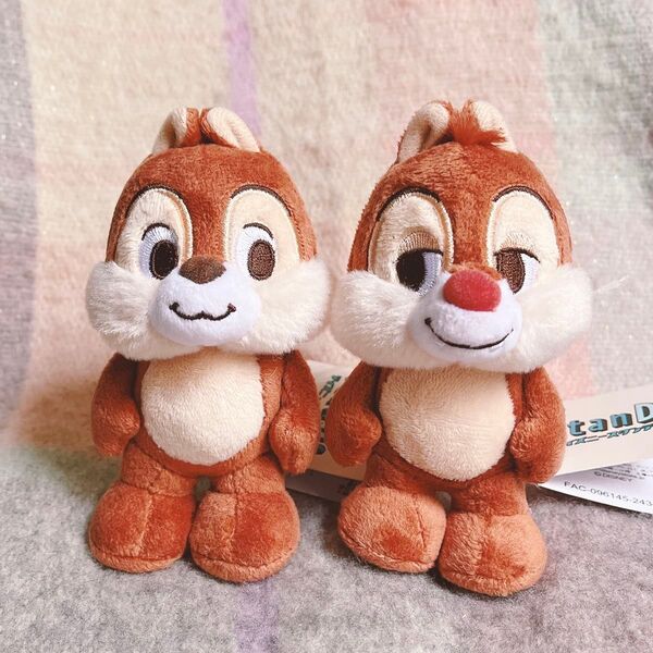 チップ デール ぬいぐるみ ディズニースタンディーズ 新品タグ付