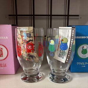 アデリア グラス 昭和レトロ 食器 当時物 コップ コラボ 西武遊園地 限定