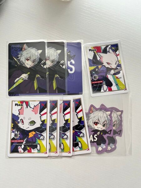 Ras CR CrazyRaccoon トレカ CRチップス グミ ステッカー