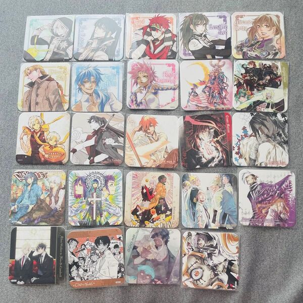 【美品】D.Gray-man Dグレ アートコースター コンプリート まとめ売り 24枚 アトコ ジャンプSQ RISE