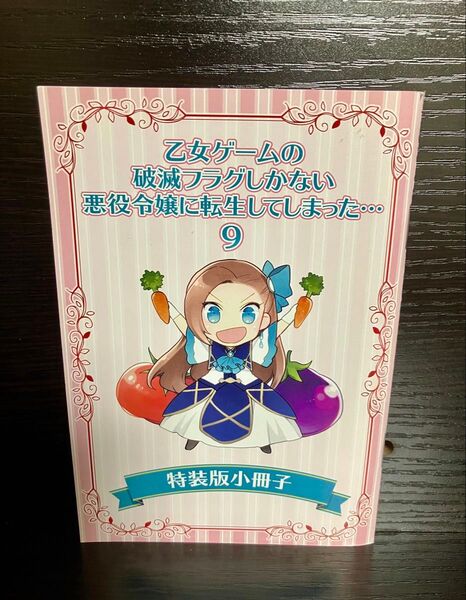 乙女ゲームの破滅フラグしかない悪役令嬢に転生してしまった 小説9巻 特装版 特別付録小冊子