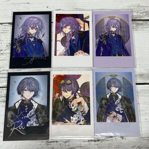 にじさんじ Dytica ディティカ 2周年 チェキ 箔押し サイン入り 箔 星導ショウ 小柳ロウ ロウ 星導