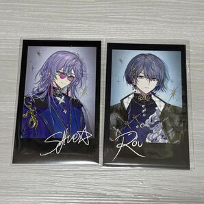 にじさんじ Dytica ディティカ 小柳ロウ 星導ショウ 2周年 チェキ レア 箔押し サイン入り