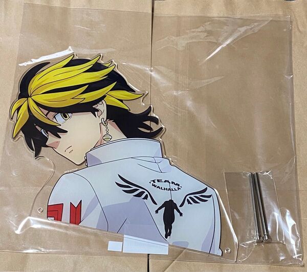 東京リベンジャーズ 描き下ろし 応援団服ver. オンラインくじ A賞 羽宮一虎 特大ダイカットアクリルパネル