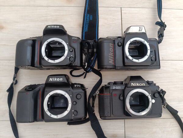 ジャンク Nikon ニコン 一眼レフ フィルムカメラ 4台