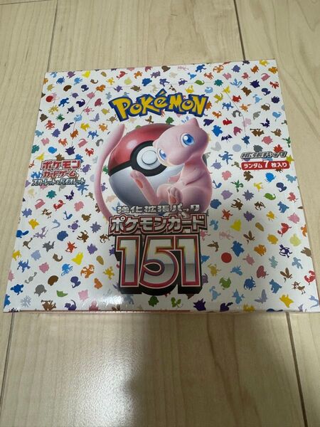 スカーレット&バイオレット 強化拡張パック ポケモンカード151(イチゴーイチ) BOX シュリンク付き
