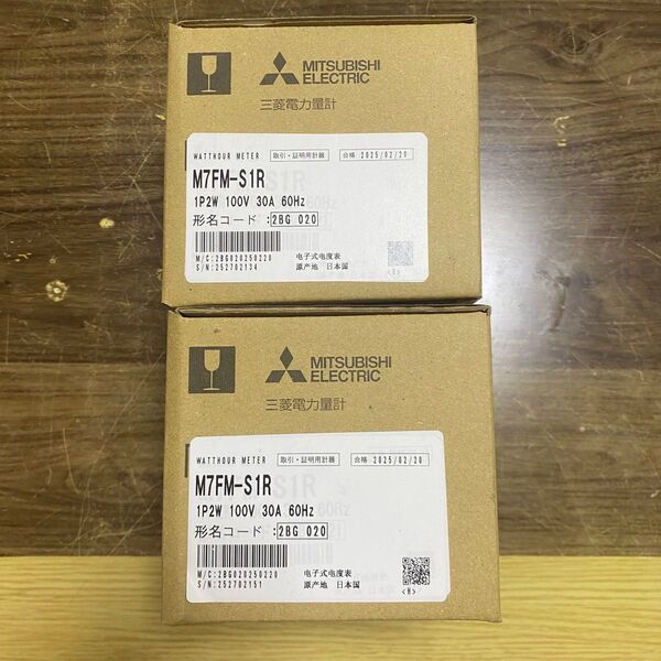 三菱電力量計 M7FM-S1R 100V 30A 60Hz 三菱電機