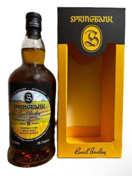 スプリングバンク ローカルバーレイ 8年 2025 Springbank Local Barley 58,1%