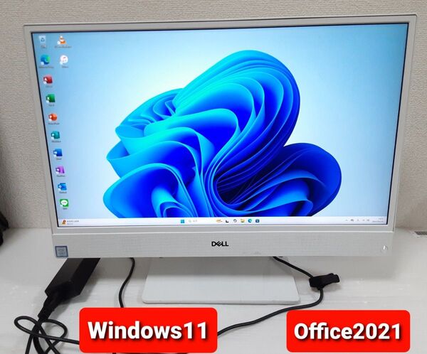 DELL 一体型PC Windows11 Office2021 エクセル ワード デスクトップPC Corei3 Webカメラ