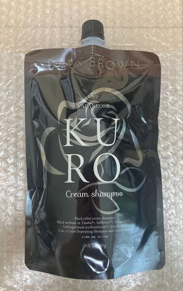 B.VALANCE バランローズ KUROクリームシャンプー 400g 白髪染め