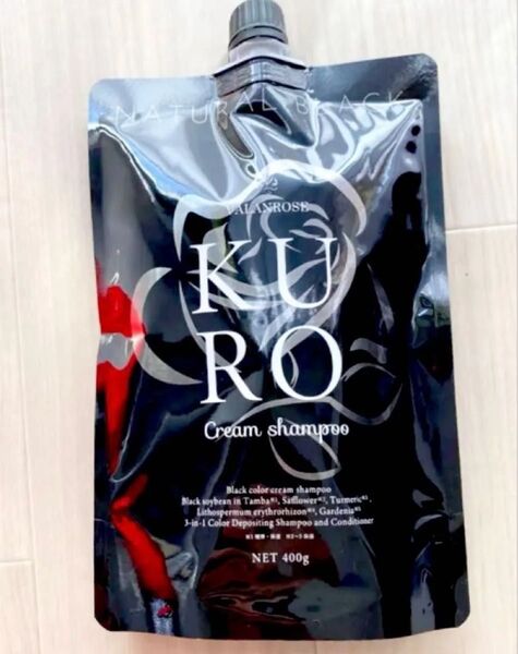 B.VALANCE バランローズ KUROクリームシャンプー 400g 白髪染め
