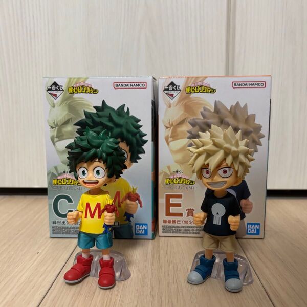 僕のヒーローアカデミア フィギュア E賞 爆豪勝己 C賞 緑谷出久