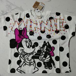 新品タグ付き ミニーマウス フィガロ 半袖Tシャツ 100 しまむら ディズニー