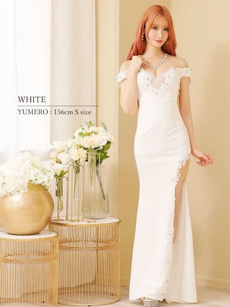 ANGEL R エンジェルアールロングドレス ホワイト¥36,080