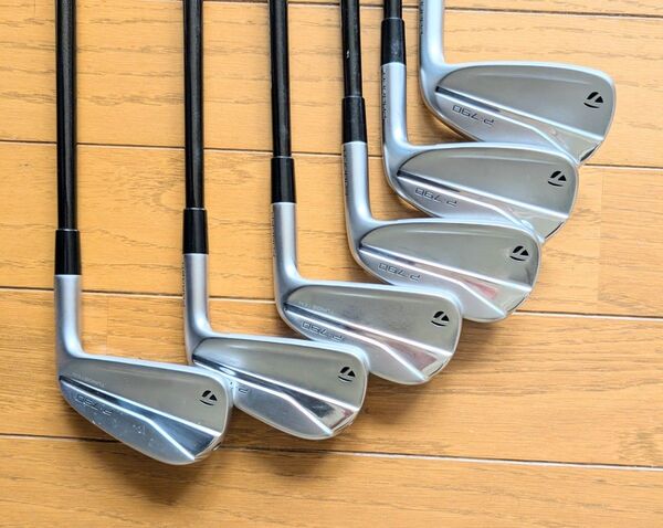 【中古】テーラーメイド P790 2021モデル 6本セット TOUR AD 95 S カーボンシャフト