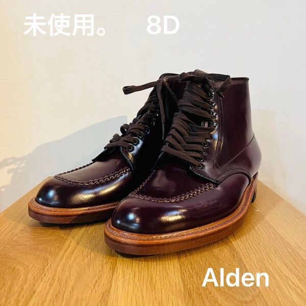 未使用【Alden】40538H 8D オールデン コードバン バーガンディInternational Gallery BEAMS