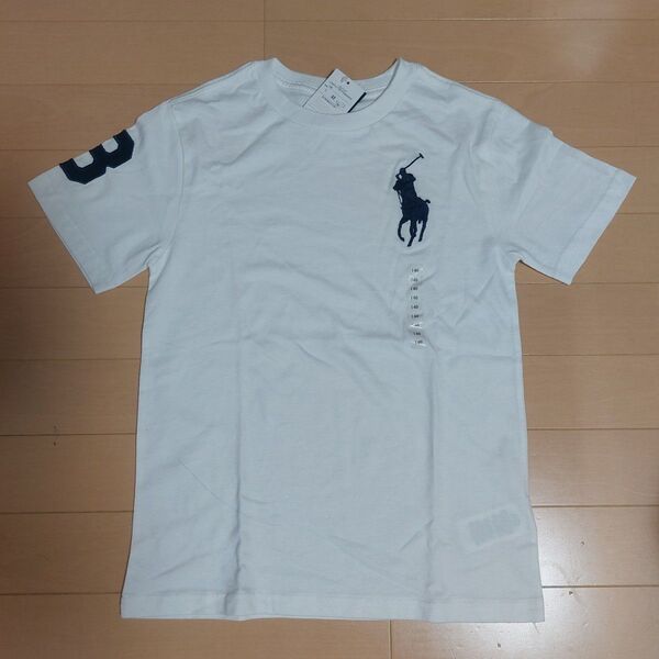 ポロラルフローレン キッズ Tシャツ 白 M 新品未使用 半袖