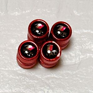 TRD エアバルブキャップ タイヤバルブキャップ レッド アクセサリー カスタムパーツ
