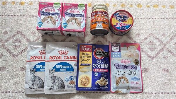 ウェットフード 猫用 詰合せ ロイヤルカナン メディファス 銀のスプーン ちゅーるごはん