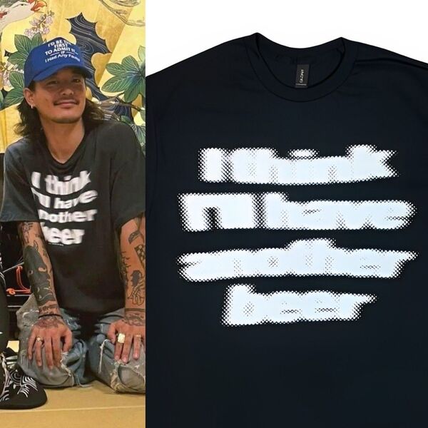 XL 黒 新品 90s モーション 山田蓮 ベルベルジン THISMAN 半袖Tシャツ