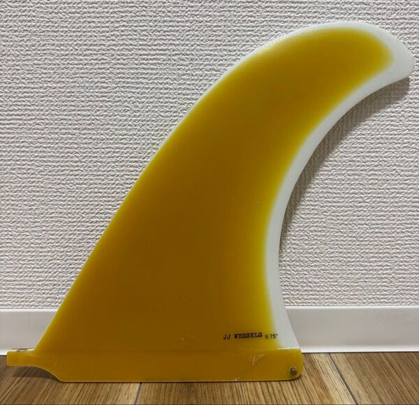 超美品 キャプテンフィン 9.75 ロングボード センター フィン イエロー 黄色 CAPTAIN FIN FCS 2