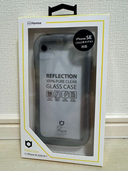 未開封品 Hamee iFace iPhone SE3 SE2 8 7 REFLECTION グレー 灰色 Gray