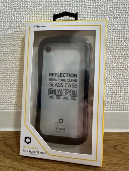 未開封品 Hamee iFace iPhone SE3 SE2 8 7 REFLECTION ブラック 黒 くろ Black