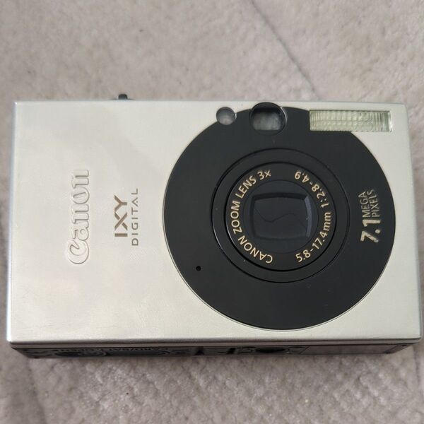 【ジャンク】Canon キャノン コンパクトデジタルカメラ IXY DIGITAL 10 AiAF PC1228 シルバー
