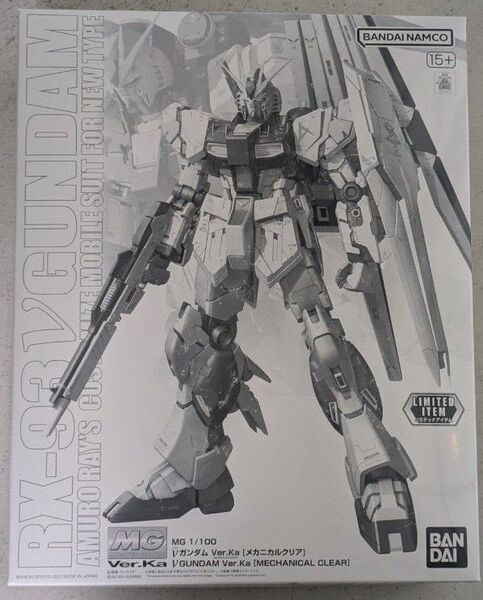 MG 1/100 Vガンダム Ver.Ka メカニカルクリア 未組立品 バンダイ ガンプラ