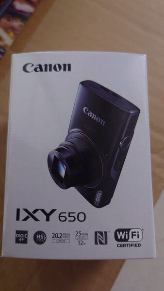 【未使用店舗保証約1年】Canon シルバー IXY650 コンパクトデジタルカメラ キャノン