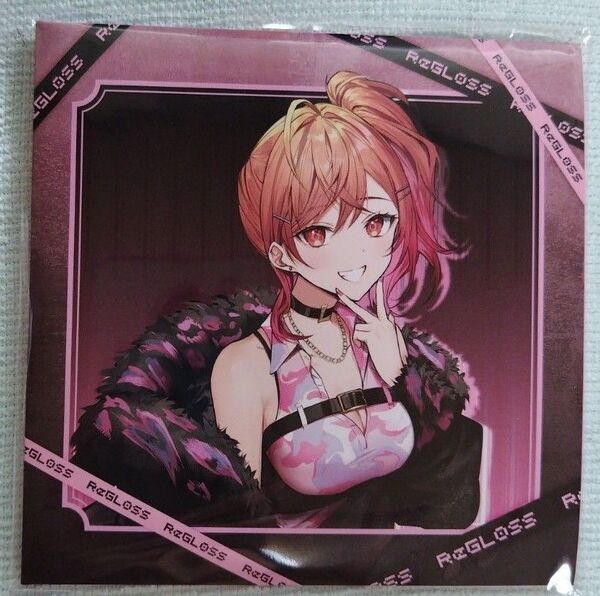 ホロライブ regloss スイパラ CDジャケット風コースター 一条莉々華