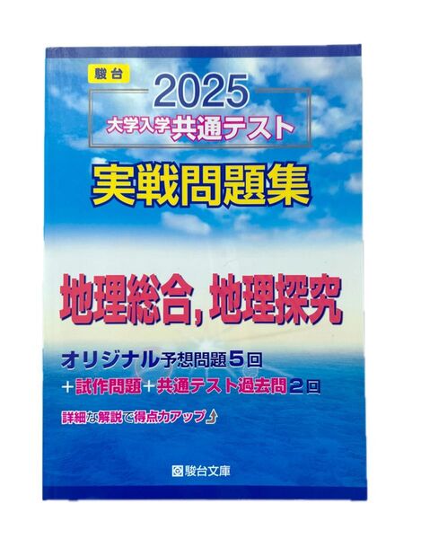 駿台 2025 大学入学共通テスト 実戦問題集 地理総合,地理探究